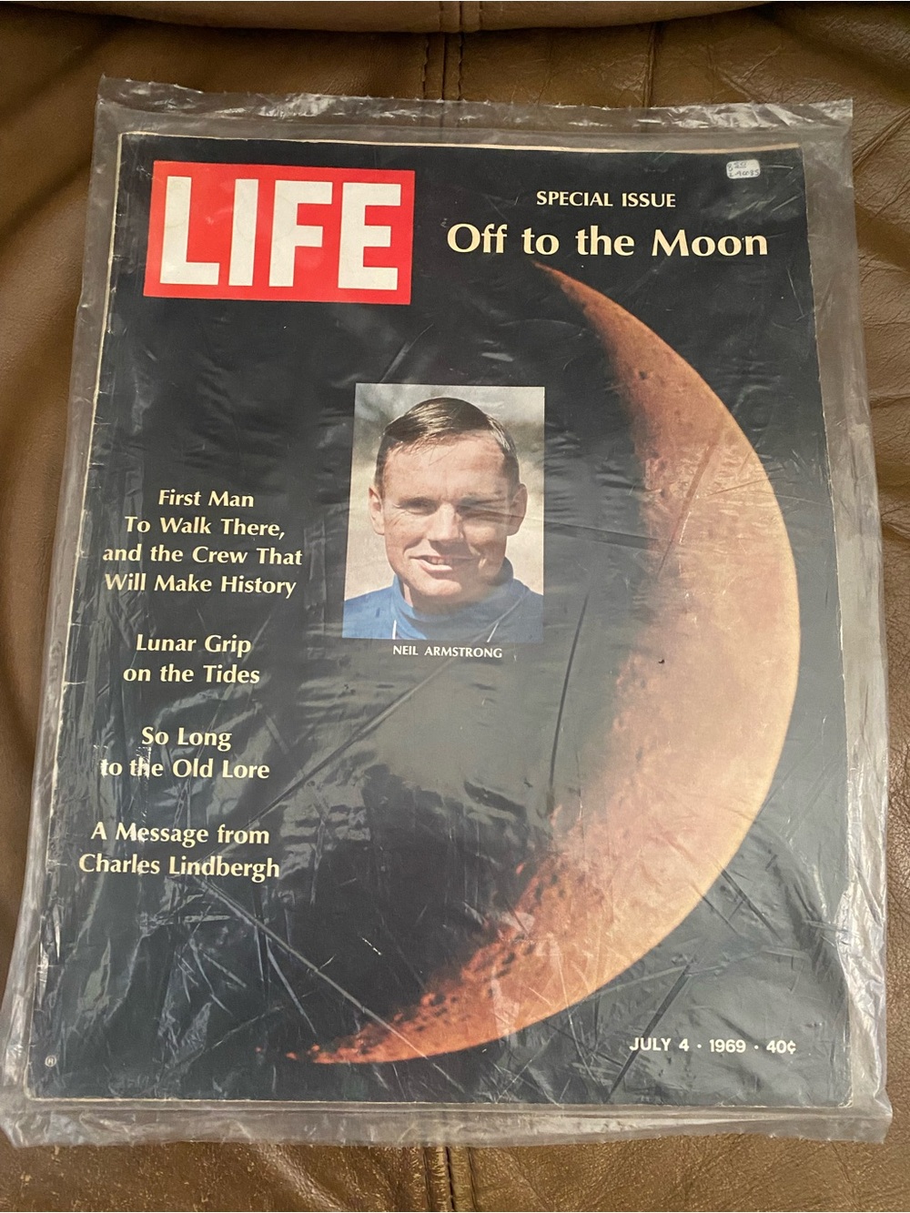 LIFE MAGAZINE July 4, 1969 NEIL ARMSTRONG Off to the Moon Charles Lindbergh